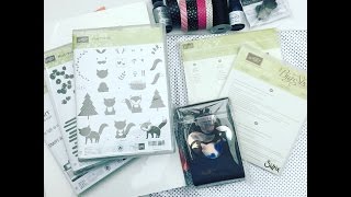 Stampin up haul - June 2016