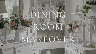 *NEW* DINING ROOM MAKEOVER || SIMPLE DECORATING IDEAS || Cottage Style