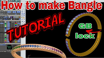 How to make Bangle in CAD || Matrix9 tutorial ||  #tutorial #jewellerydesign #cad #bangles #gblock