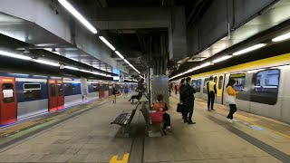 東鐵綫 MLR E5/E59 不載客駛經旺角東一台+R-Train D010/D012 駛經二台