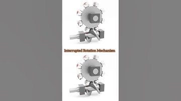Mechanical Mechanism | Interrupted Rotational Mechanism #solidworks #shorts #mechanism