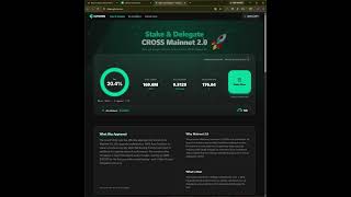 cara membeli token CROSS di CEX dan cara me staking #cross