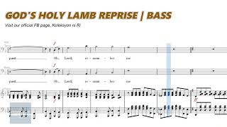 God's Holy Lamb Reprise | Bass | Vocal Guide by Bro. Noel Abancia