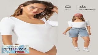 SHEIN BASICS Casual Solid Scoop Neck Form Fitted Bodysuit SHEIN USA