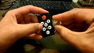 Mini Multifunctional Remote Controller Black - Dealextreme