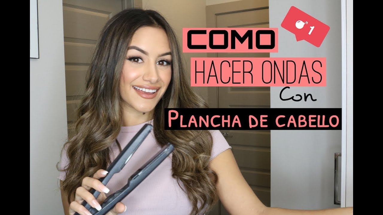 COMO HACER ONDAS CON PLANCHA (Y EXTENSIONES) | GABY ARRIA - YouTube