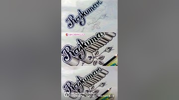 Rajkumar  name status  shorts video  || #shorts #viral #trending #art #nameart #rajkumar