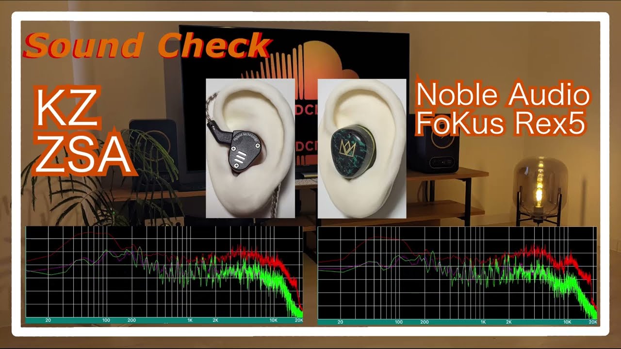 KZ ZSA vs Noble Audio FoKus Rex5[TWS IEMs Sound Comparison]完全