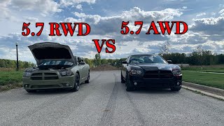 CHARGER RT RWD VS CHARGER RT AWD