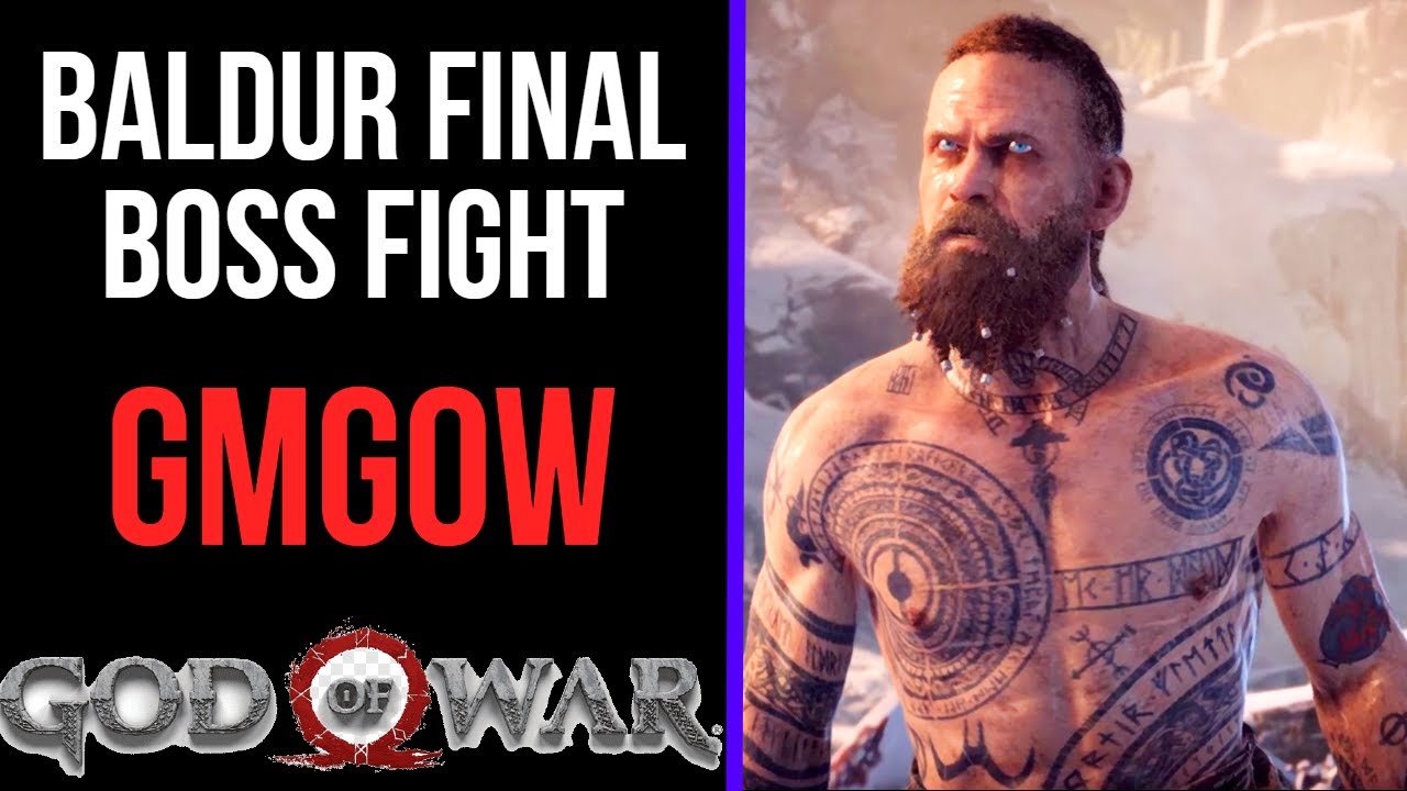 God of War - Baldur Final Boss Fight (GMGOW) | Ak56 Gaming