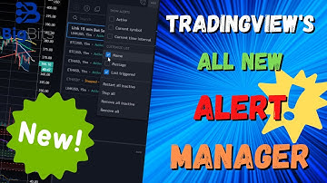 Alert Manager All New In TradingView - Complete Walkthrough