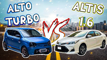 "Turbocharged Showdown: Drag Race Duel - Suzuki Alto Works 660cc vs. Toyota Corolla Altis 1.6L!"