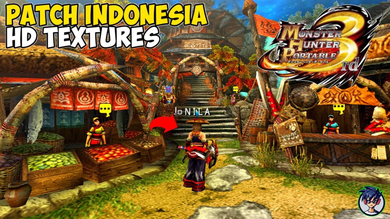 BEAUTIFUL GRAPHICS! MHP3RD INDONESIA PATCHED HD TEXTURES TERBARU PPSSPP 2026