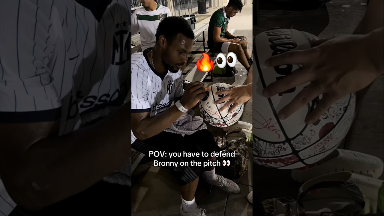 Bronny PLAYING soccer 🔥👀