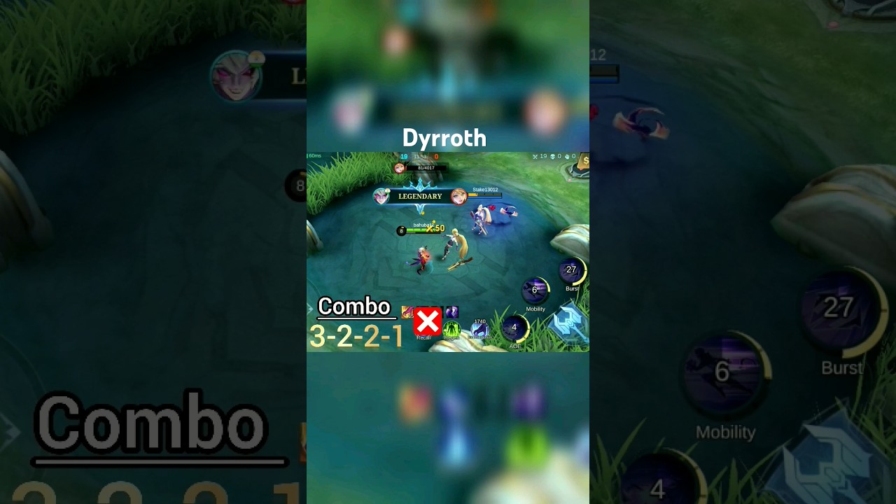 Mlbb Dyrroth Combo 😎 