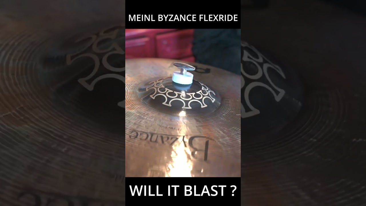 WILL IT BLAST ? Meinl Byzance Flexride Thomas Lang Signature 