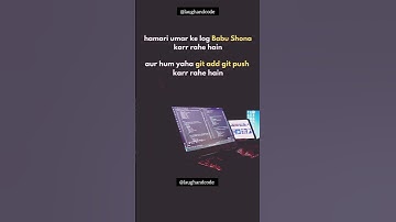 Why We Prefer Git Add Git Push Over Babu Shona 😂 | Coding Memes