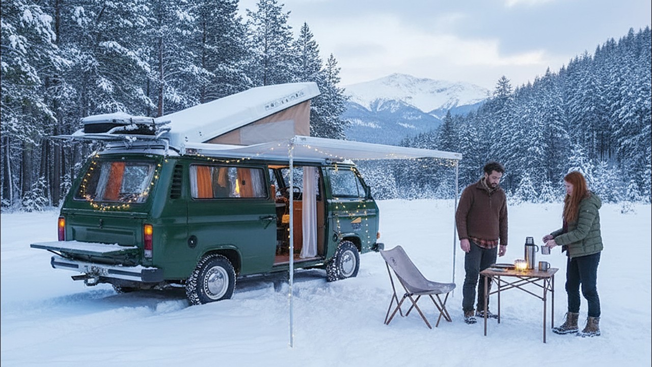 Winter Van Life How to Stay Warm Camping in the Snow - Ten Bushcraft