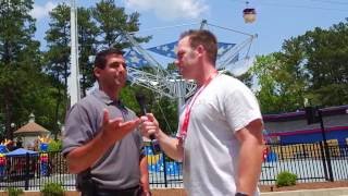 DC Super Friends Media Day Interview | Gene Petriello, Six Flags Over Georgia @CoasterAddict