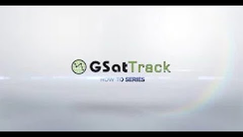 GSatTrack How To Series : Change Your Password