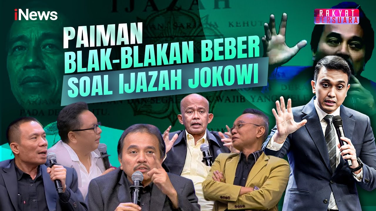 Eksklusif! Paiman Buka Suara Dituding soal Produksi Ijazah Jokowi | Rakyat Bersuara | 1/7