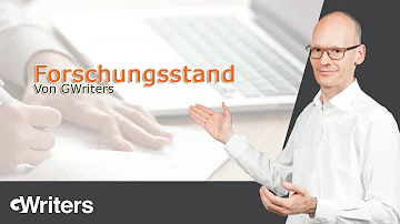 Was schreibt man beim Stand der Forschung?