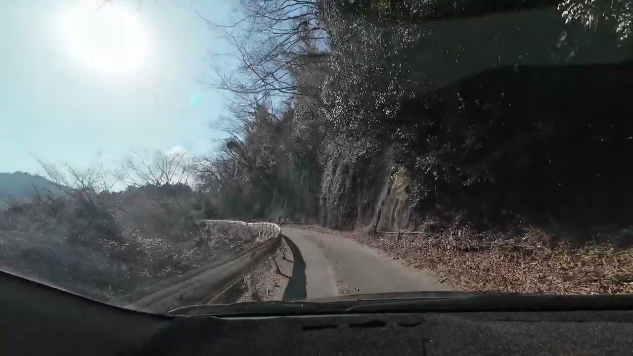 ドライブ動画#61 福島県道253号落合浪江線を西へ(浪江町から高瀬川を通行止めまで)