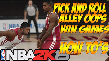 Nba 2k15 | How To Pick And Roll | How To Alley Oop | How To Run Plays | How To Wiin Games