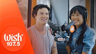 Abigail Adriano and Nigel Huckle perform 'Last Night Of The World' LIVE on Wish 107.5 Bus