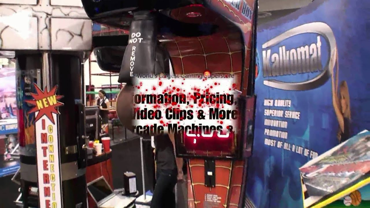 Spider Boxer Coin Operated Arcade Boxing Machine Game