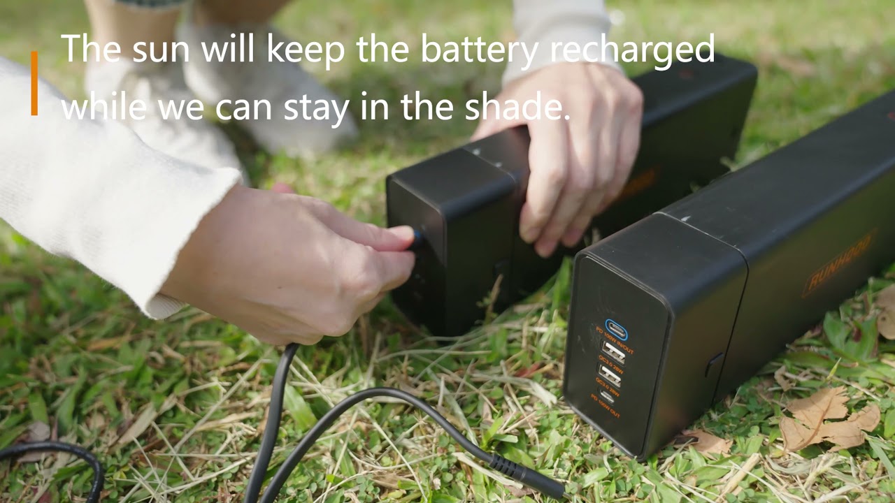 バッテリー交換式＆単独でも使えるRUNHOOD DIYポータブル電源 600W