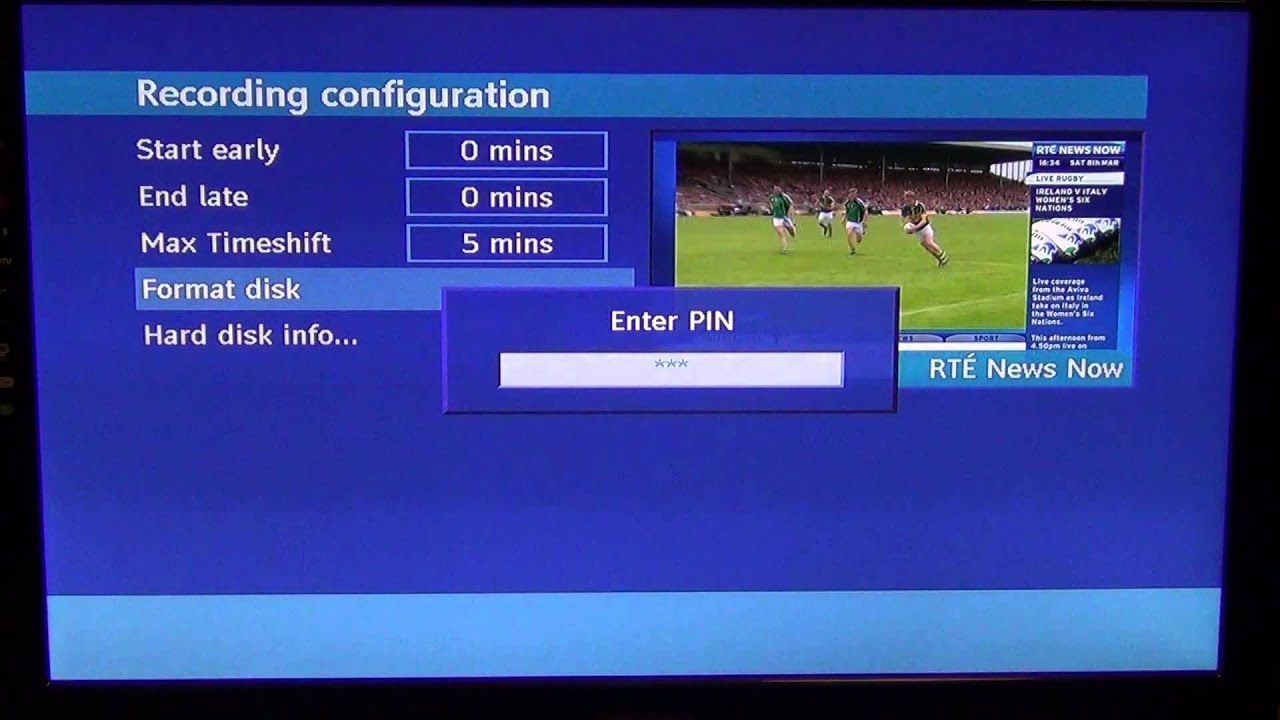 Walker WP13DTB-R Saorview Box - Format USB Drive