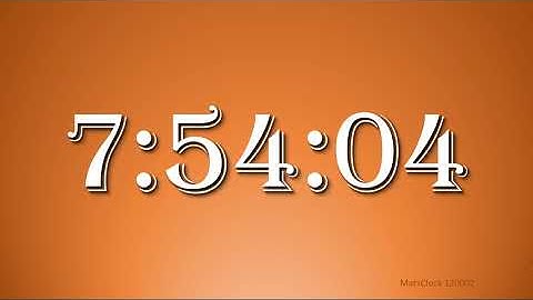 Free Digital Clock for PowerPoint - MatsClock-120002