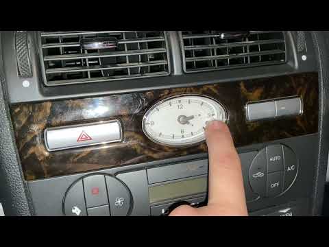 Ford Mondeo MK 3. Как настроить часы на приборной панели