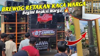 Brewog Retakkan Kaca Warga  Begini Reaksi Punya Rumah  Volume Hellos Di Lumajang