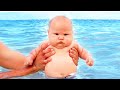 When Baby First Explores The World - Funny Baby Outdoor