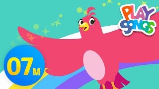 Beautiful Bird🐦 + More Nursery Rhymes & Kids Songs - Raindrops | Playsongs