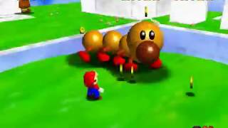 Super Mario 64 Hack: Custom Level (White Walls)