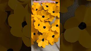paper flower craft making ✂️🥰✨💫 #flowers #craft #video #viralsong #ytshorts #shortvideos