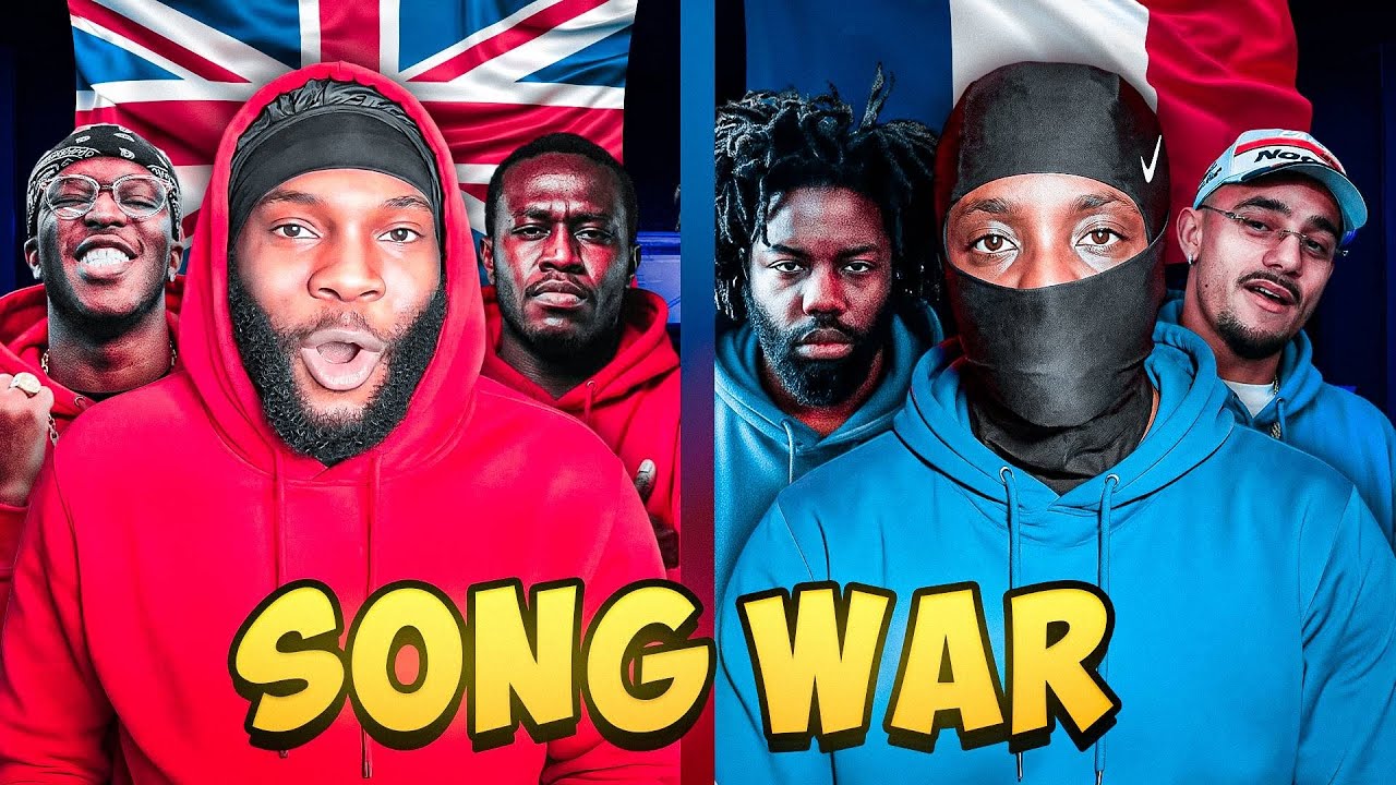 Французский рэп 🇫🇷 против британского рэпа 🇬🇧 *Создатели контента*