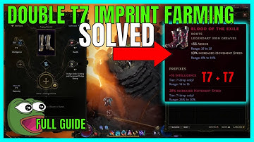 Weaver Imprints eindelijk OPGELOST - Eenvoudig dubbele T7 Crafting | Laatste Epoch 1.3