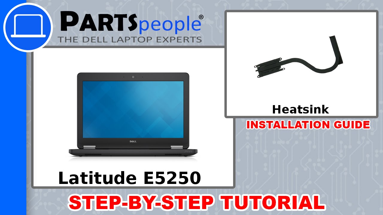 Dell Latitude E5250 (P25S001) Heatsink How-To Video Tutorial