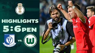 A close escape! | VSG Altglienicke vs VfL Wolfsburg 5-6 pens | Highlights | DFB-Pokal first round