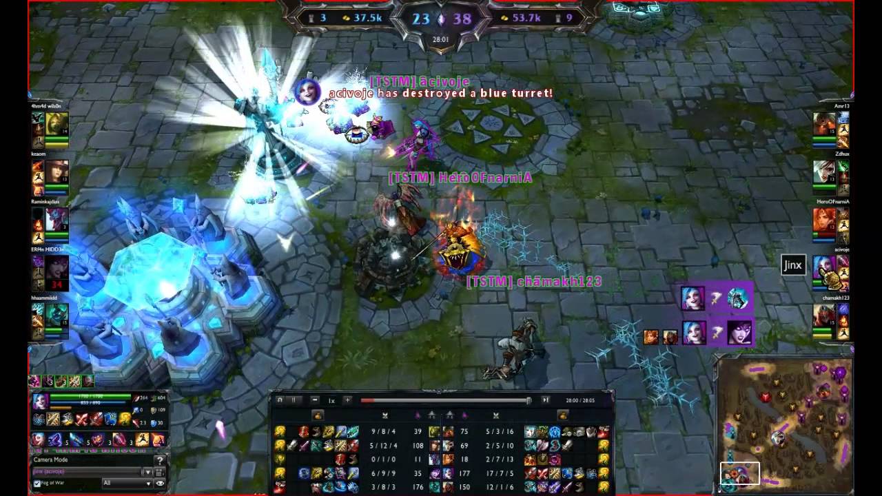 TSTM Jinx funny PENTAKILL