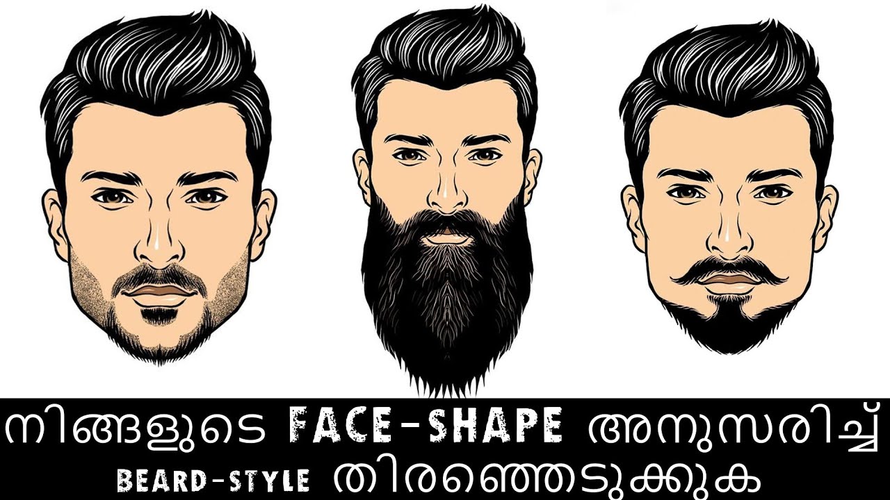 How to Choose BEARD Styles According to Face Shape | Men's Fashion Malayalam