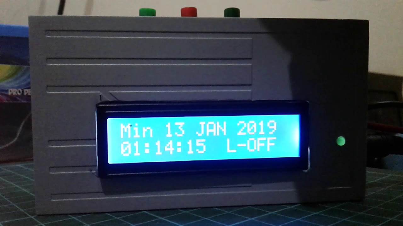 Timer Terprogram Mega DIY timer terprogram RTC ds3231 on - off lampu - YouTube