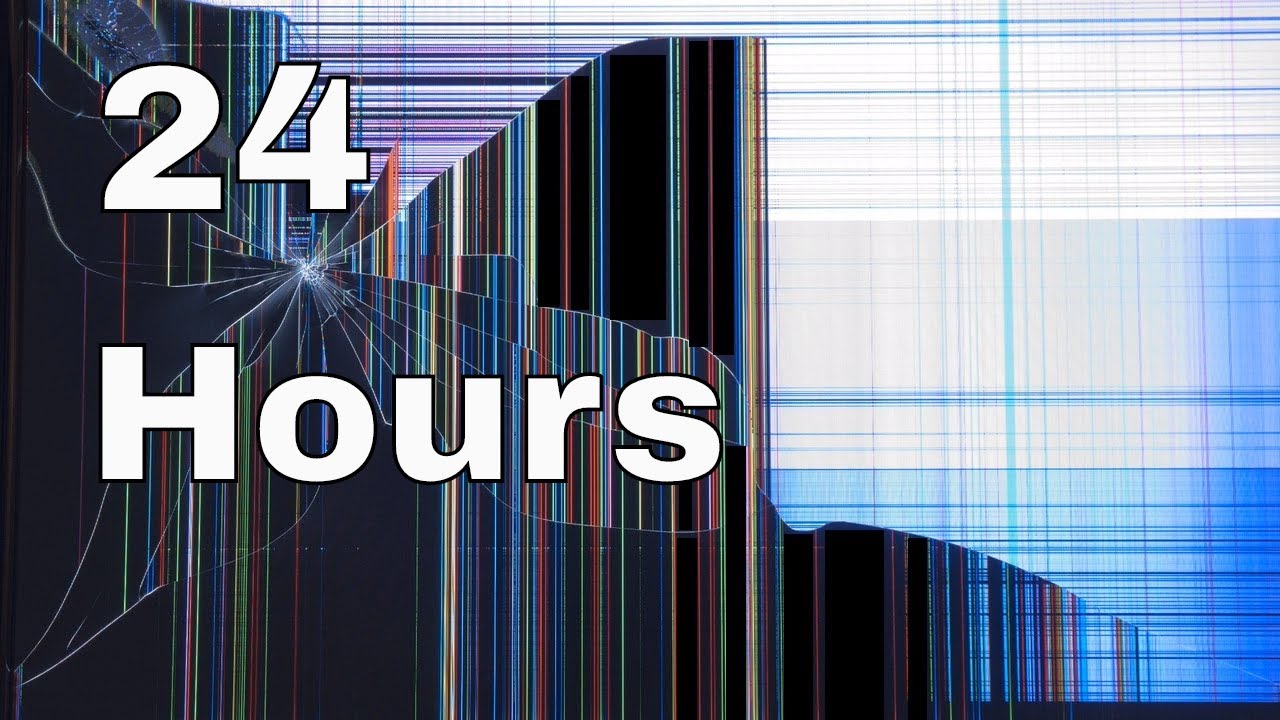 24 Hour Prank Cracked Screen Background Video