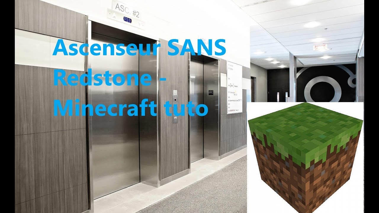 Minecraft - Tuto ascenseur SANS redstone 1.13*** - YouTube