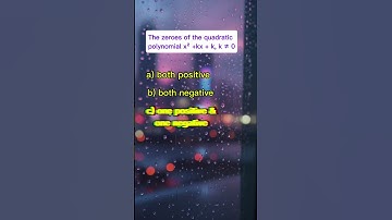 🔥 Most Important Polynomial MCQ for Class 10 | CBSE 2025 Board |