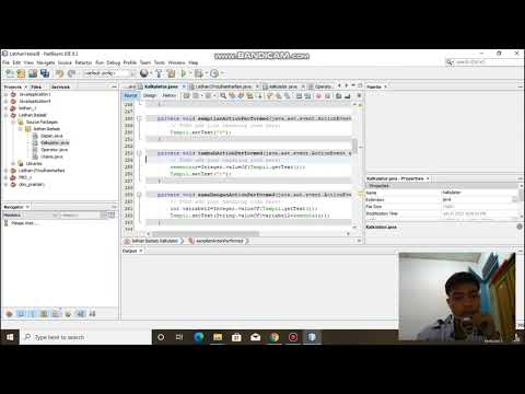 Kalkulator penjumlahan Dengan konsep OOP Menggunakan Aplikasi Netbeans IDE